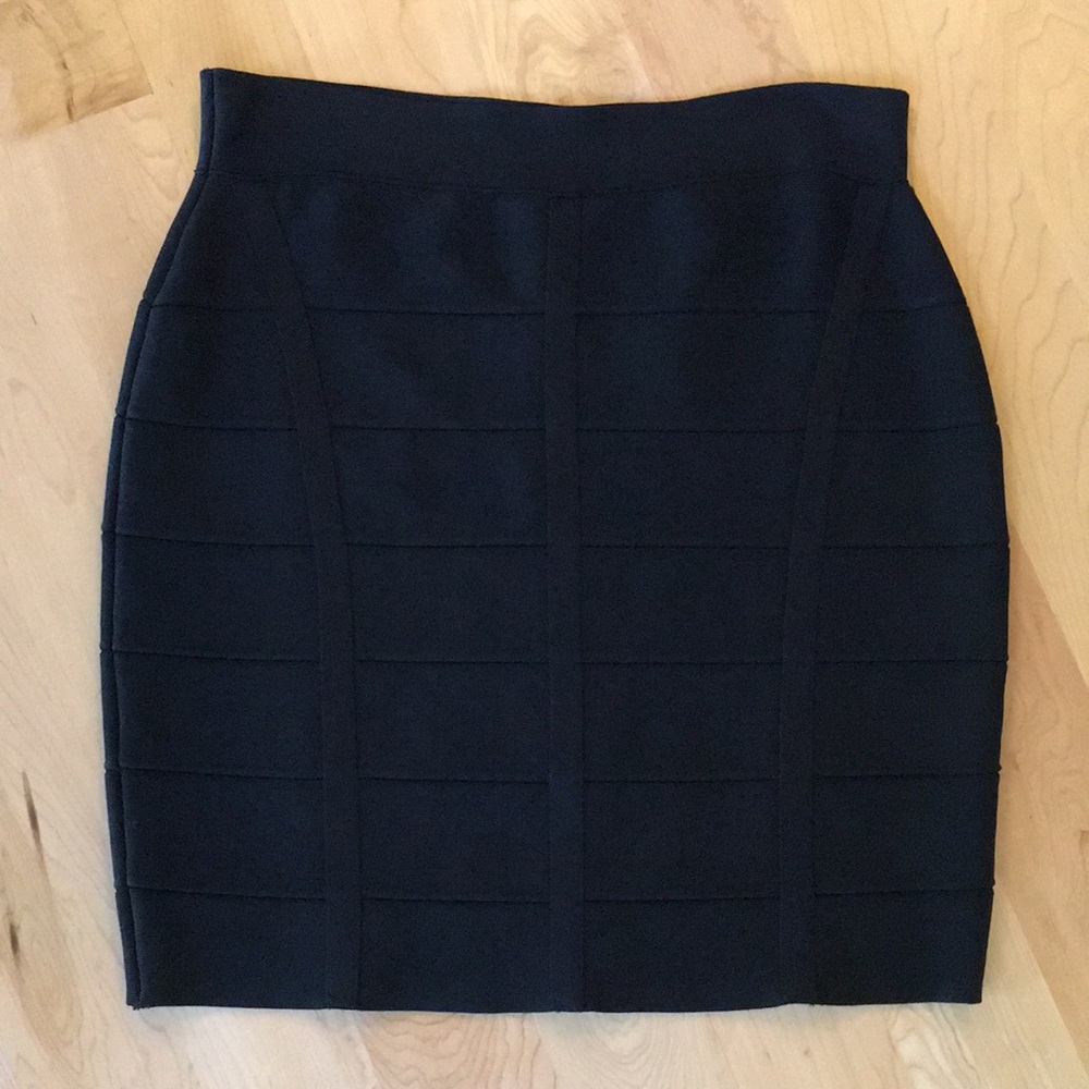 INC International Concepts Black Bandage Skirt